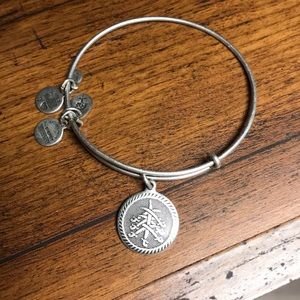Vintage Alex and Ani Seven Swords silver bracelet